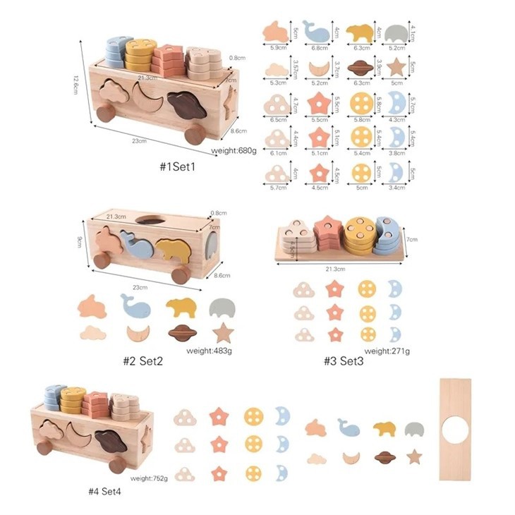 Baby Cognitive Building Car