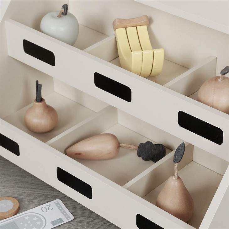 New Style Wooden Shopping Cart Storage