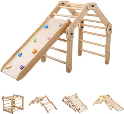 Puidust 8 in 1 Climber Frame mänguasjad